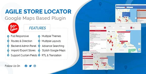 دانلود افزونه Store Locator (Google Maps) For WordPress