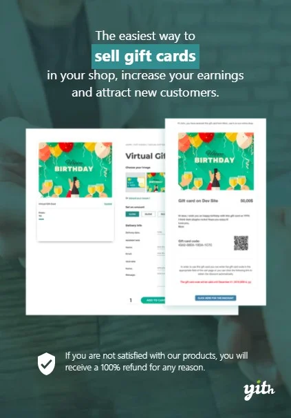 دانلود افزونه YITH WooCommerce Gift Cards Premium