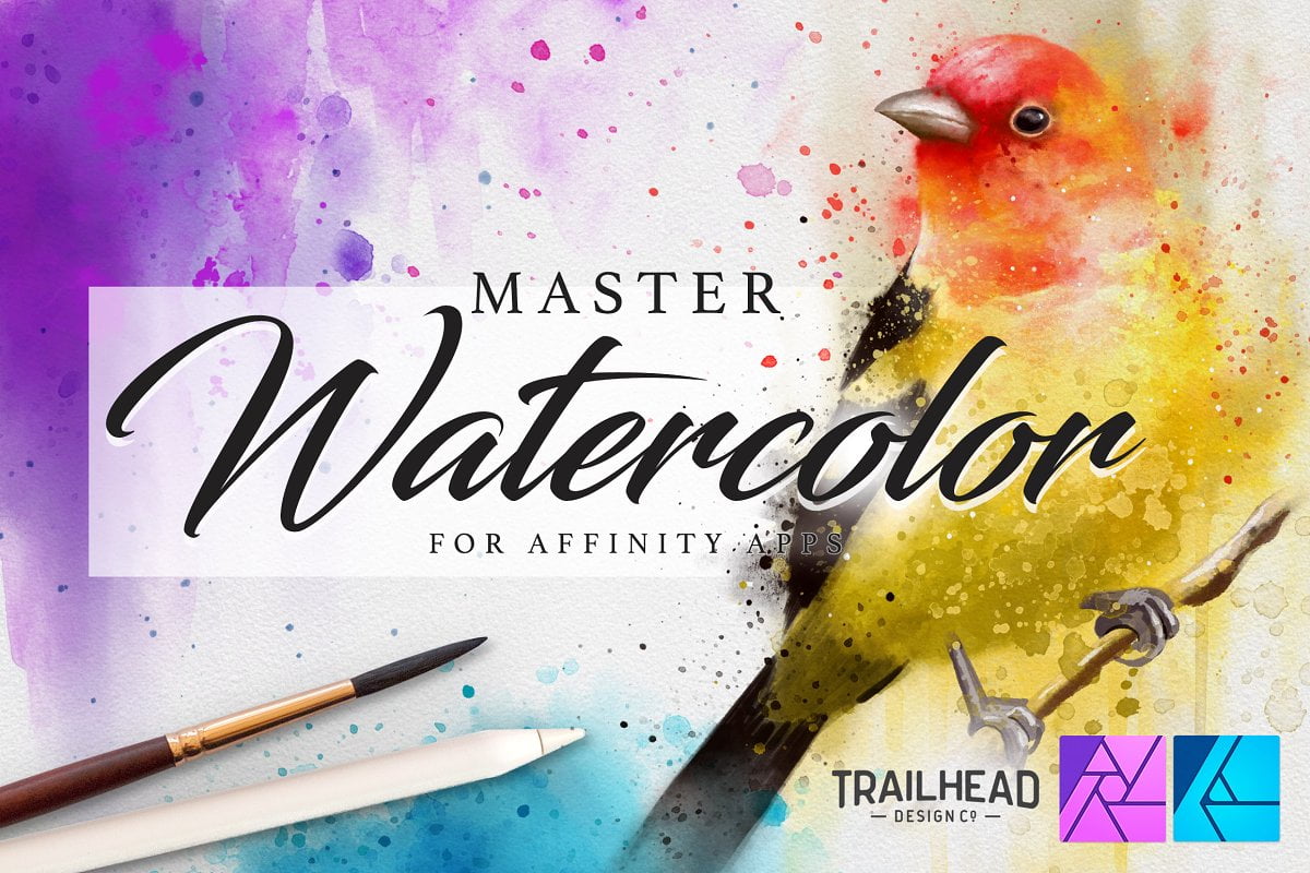 دانلود Master Watercolor Affinity Brushes