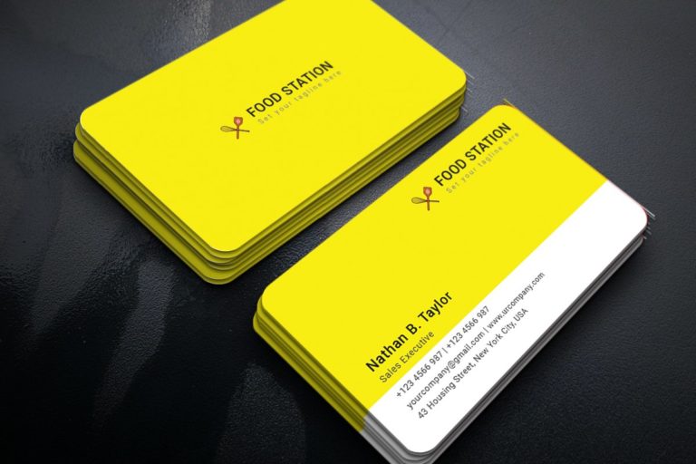 دانلود Restaurant Business Card - کارت ویزیت رستوران