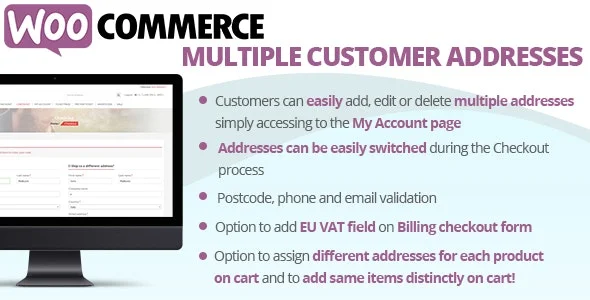 دانلود افزونه WooCommerce Multiple Customer Addresses