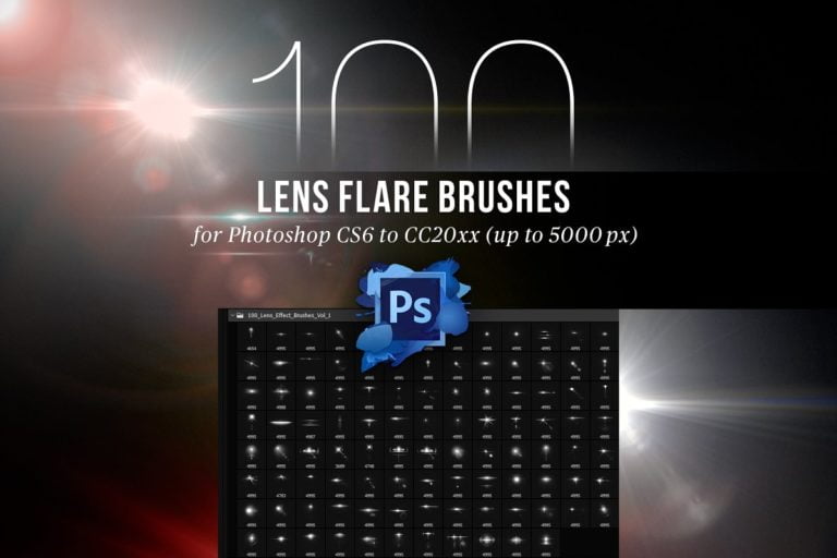 دانلود 100 Lens Effect Brushes for PS Vol 1 - براش افکت لنز فتوشاپ