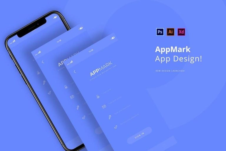 دانلود کیت رابط کاربری AppMark Login App