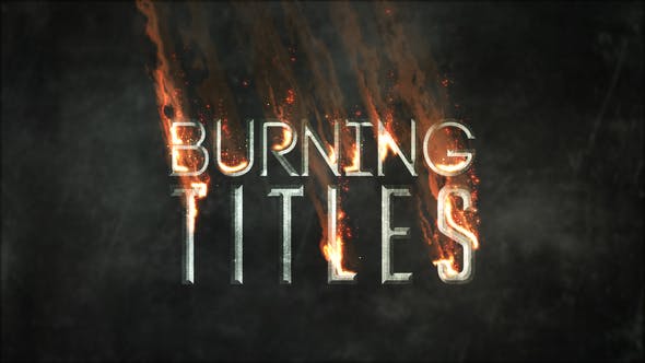 دانلود Burning Titles - پروژه افتر افکت