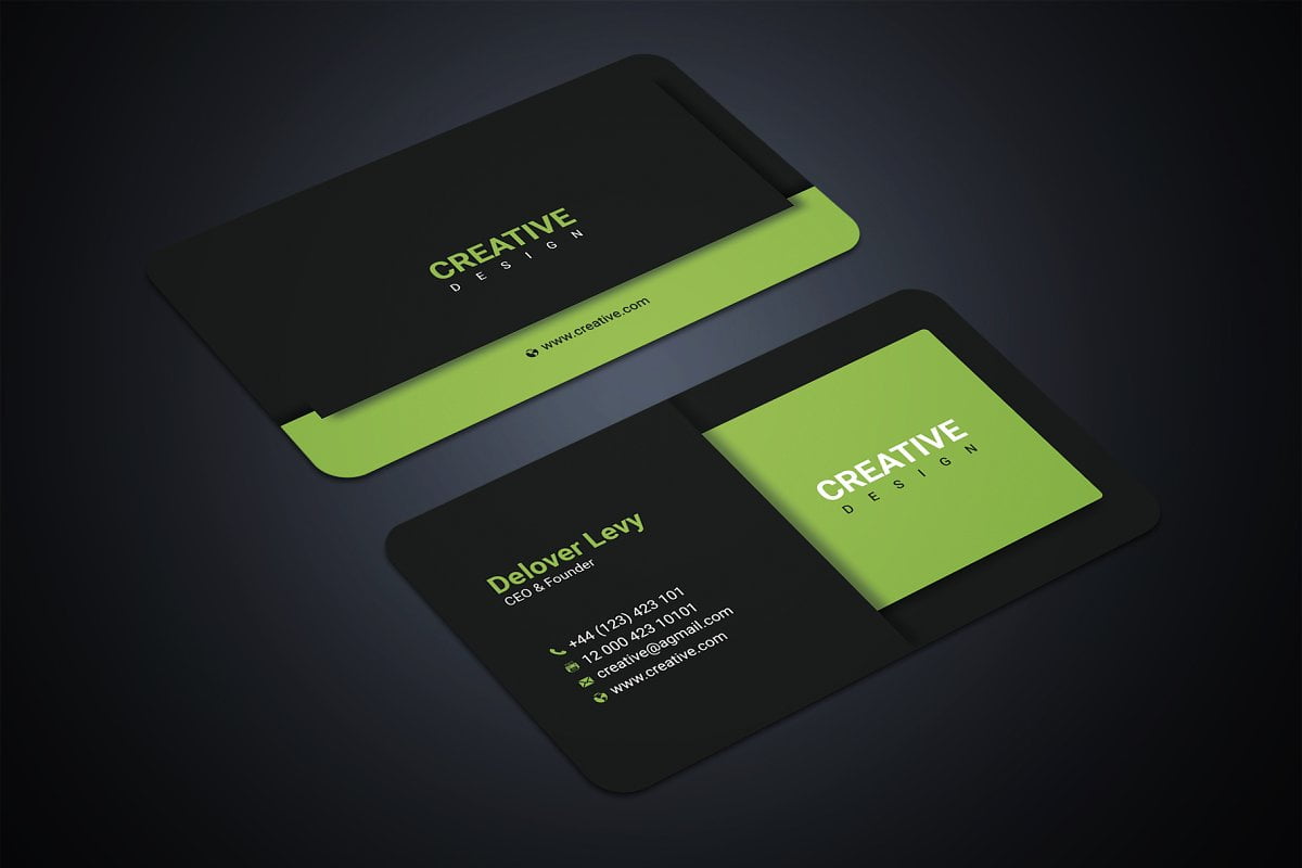 دانلود Creative Studio Business Card - طرح لایه باز کارت ویزیت
