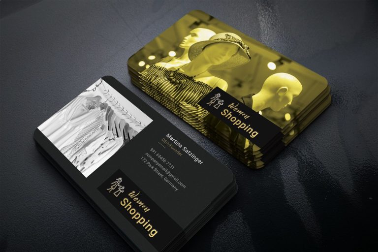 دانلود Fashion Business Card - طرح لایه باز کارت ویزیت