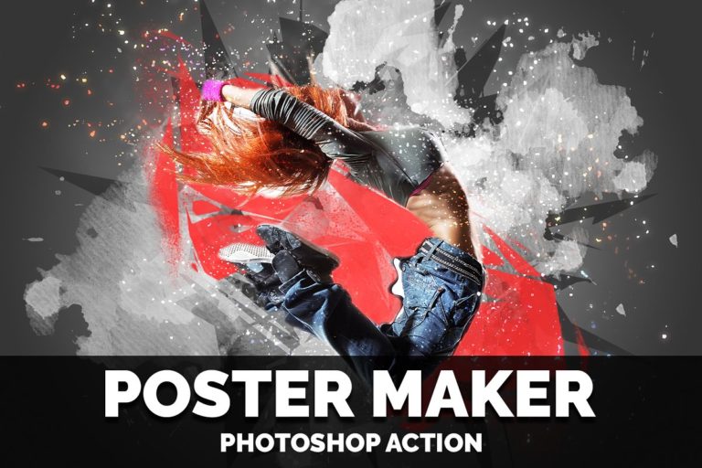دانلود Poster Maker photoshop action - اکشن پوستر فتوشاپ