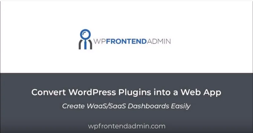 دانلود افزونه WP Frontend Admin برای وردپرس