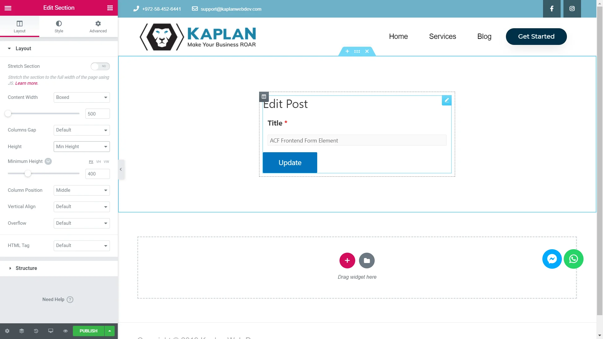 دانلود افزونه ACF Frontend Pro برای المنتور