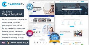دانلود قالب Careerfy - قالب استخدام و کاریابی وردپرس