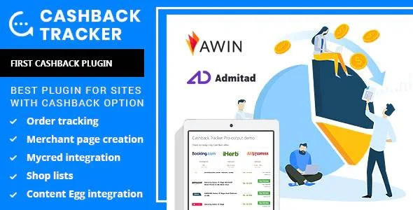 دانلود افزونه Cashback Tracker برای وردپرس