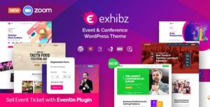 دانلود قالب Exhibz برای وردپرس