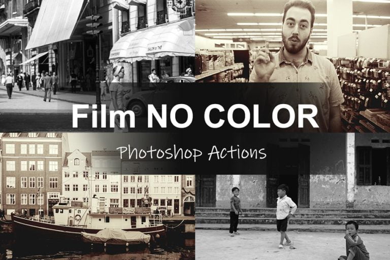 دانلود اکشن فتوشاپ Film NO COLOR
