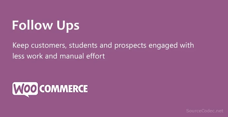 دانلود افزونه WooCommerce Follow-Ups