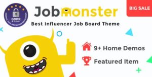 دانلود قالب استخدام و کاریابی وردپرس Jobmonster
