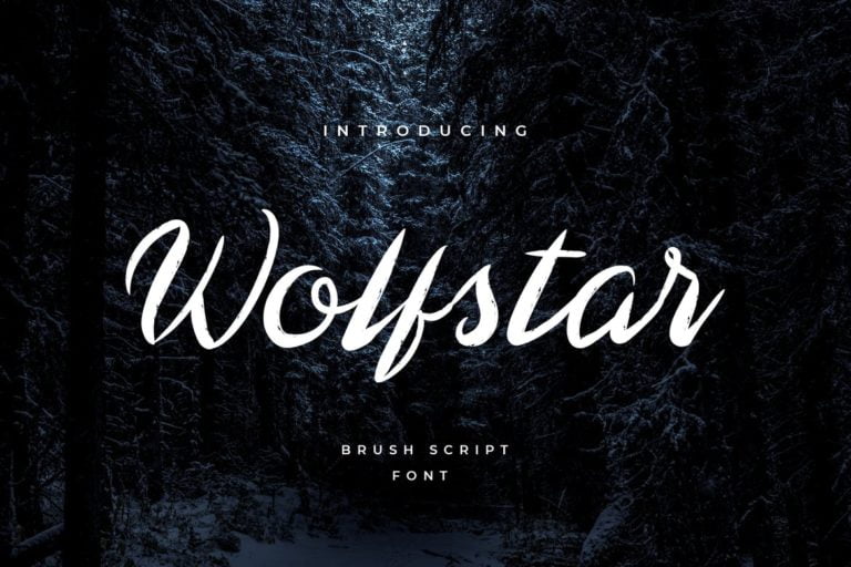 دانلود فونت دستنویس مدرن Wolfstar