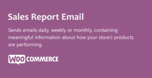 دانلود افزونه WooCommerce Sales Report Email