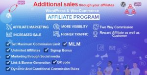 دانلود افزونه WordPress & WooCommerce Affiliate Program