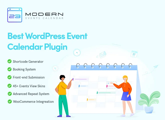 دانلود افزونه Modern Events Calendar Pro