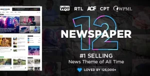 دانلود قالب وردپرس Newspaper - قالب مجله خبری و تفریحی