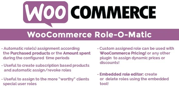 دانلود افزونه WooCommerce Role-O-Matic