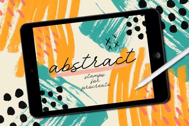 دانلود ABSTRACT STAMPS FOR PROCREATE