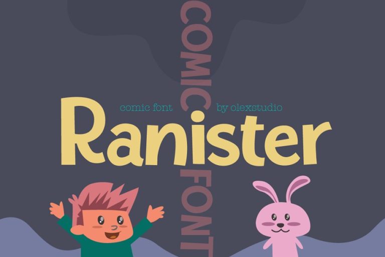 دانلود فونت COMIC FONT - RANISTER