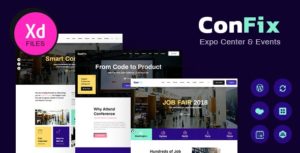دانلود قالب رویداد ConFix برای وردپرس