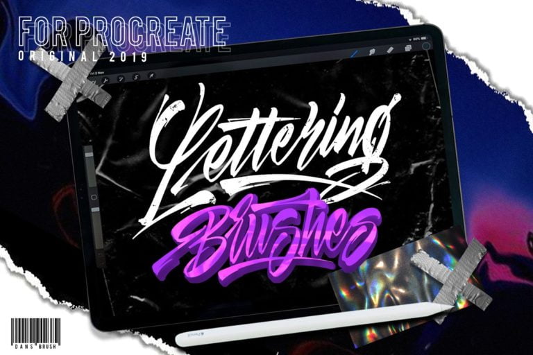 دانلود Lettering Brush For - PROCREATE