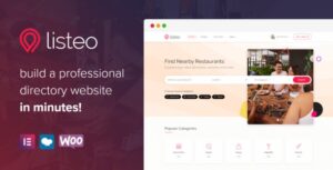 دانلود قالب دایرکتوری وردپرس Listeo