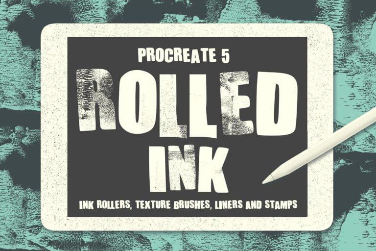 دانلود براش پروکریت ROLLED INK