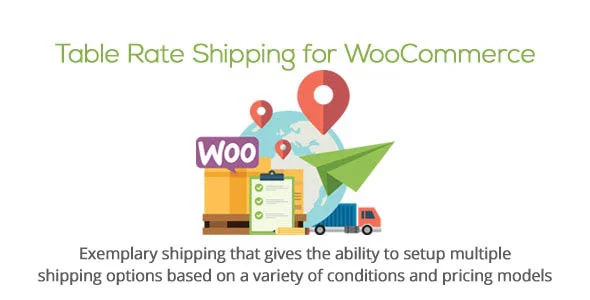 دانلود افزونه Table Rate Shipping for WooCommerce
