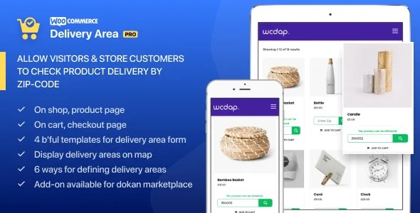 دانلود افزونه WooCommerce Delivery Area Pro