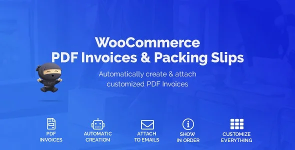 دانلود افزونه WooCommerce PDF Invoices & Packing Slips