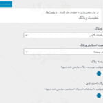 قالب راست چین اگمیکو برای وردپرس ترجمه شده به زبان فارسی