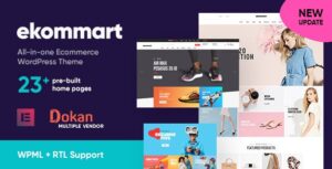 دانلود قالب فروشگاهی راست چین ekommart برای وردپرس