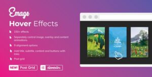 دانلود افزونه Emage - Image Hover Effects for Elementor