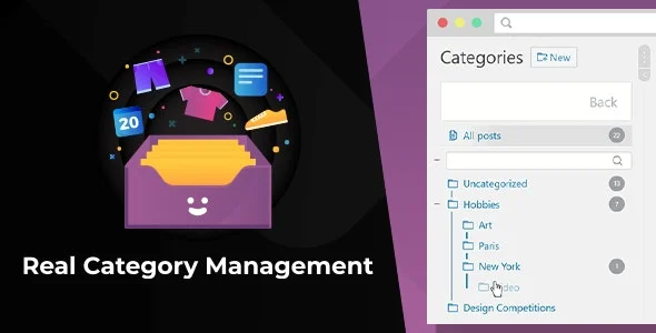 دانلود افزونه WordPress Real Category Management