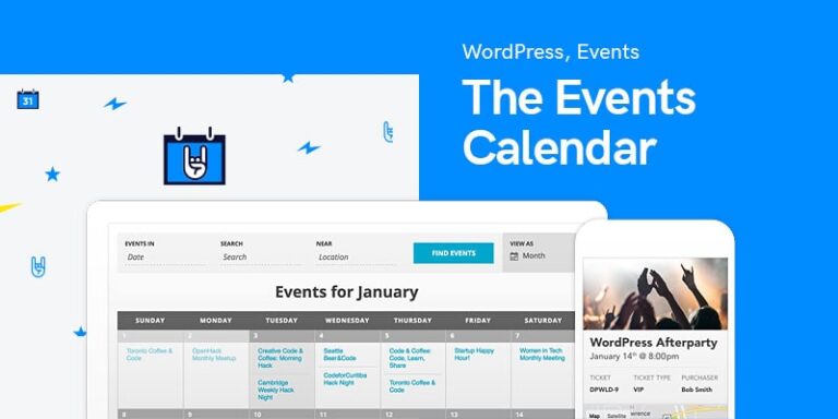 دانلود افزونه The Events Calendar برای وردپرس
