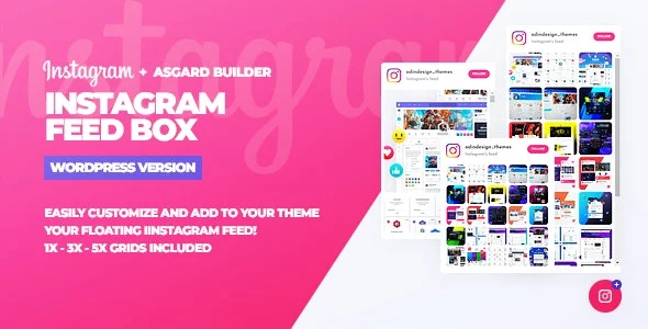 دانلود افزونه Instagram Feed Box برای وردپرس