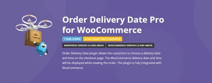 دانلود افزونه Order Delivery Date Pro for WooCommerce
