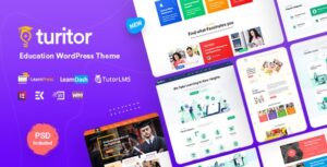 دانلود قالب آموزشی وردپرس Turitor