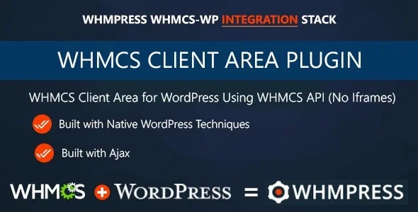 دانلود افزونه WHMCS Client Area برای وردپرس