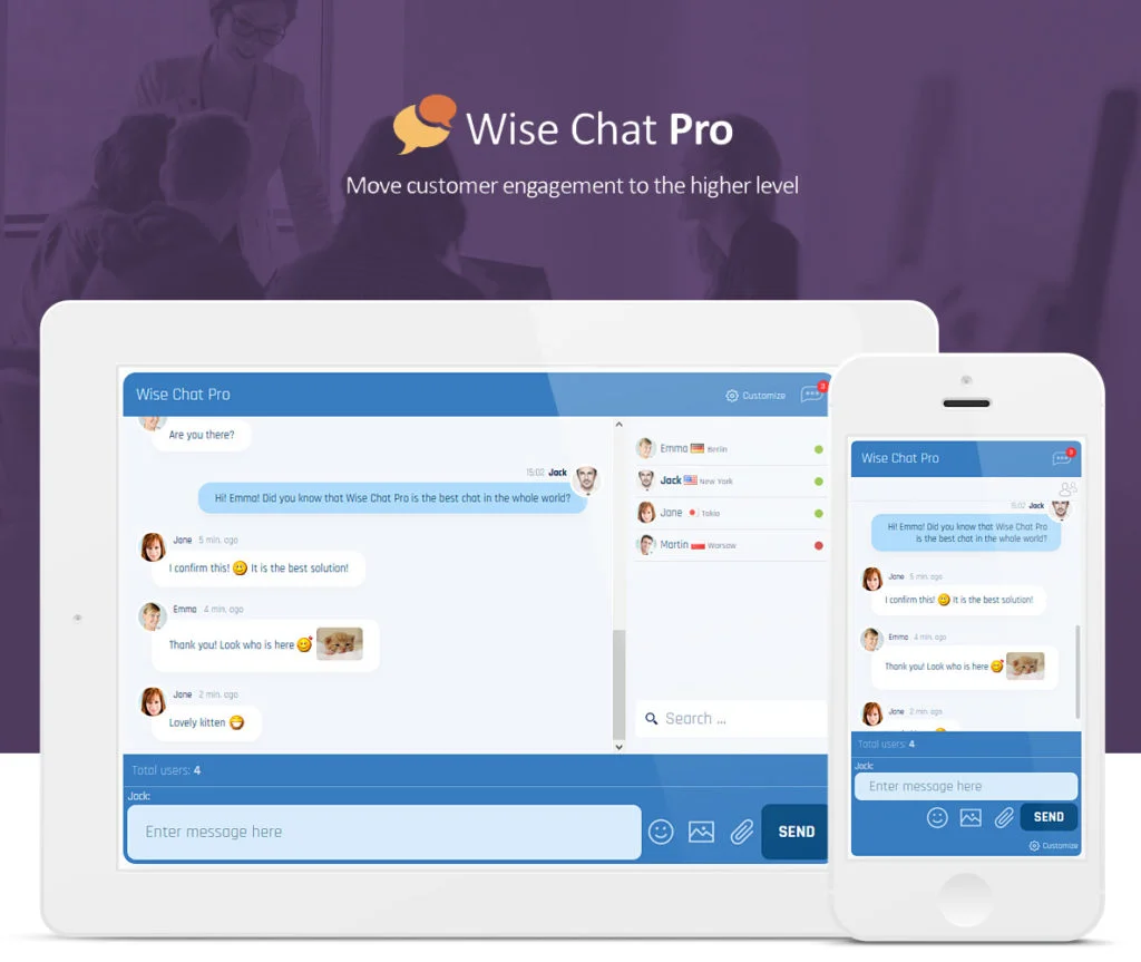 دانلود افزونه Wise Chat Pro برای وردپرس