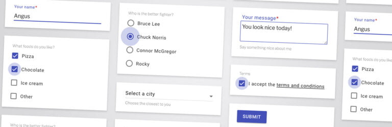 دانلود Material Design for Contact Form 7