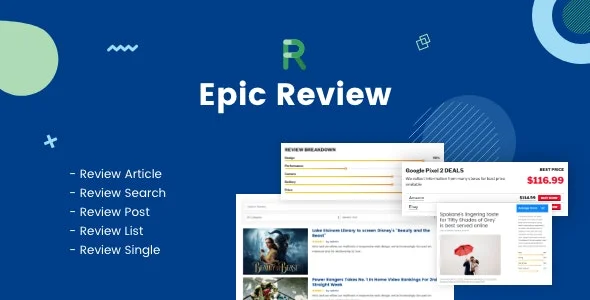 دانلود افزونه Epic Review برای وردپرس
