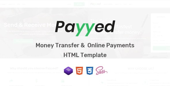 دانلود قالب HTML خدمات مالی Payyed