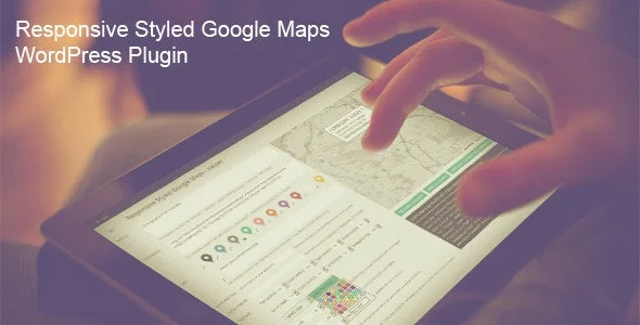 دانلود افزونه Responsive Styled Google Maps برای وردپرس