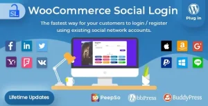 دانلود افزونه WooCommerce Social Login برای وردپرس