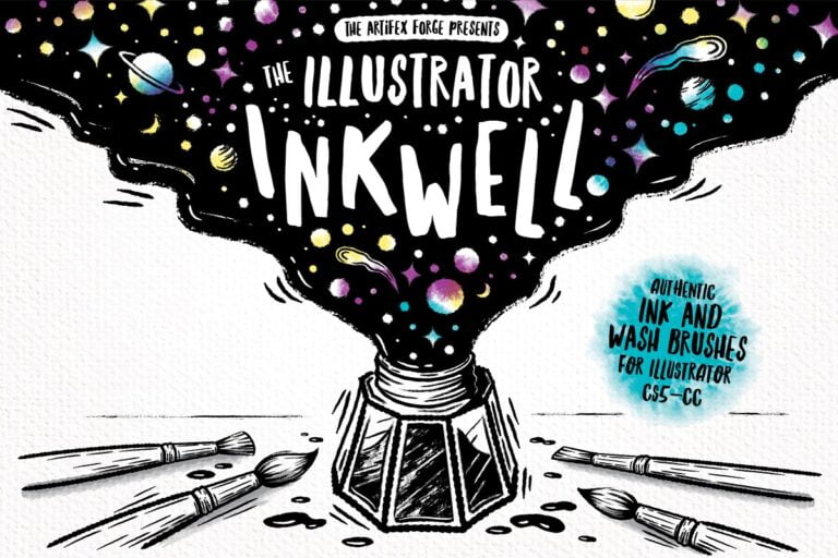 دانلود براش ایلوستریتور The Illustrator Ink Well